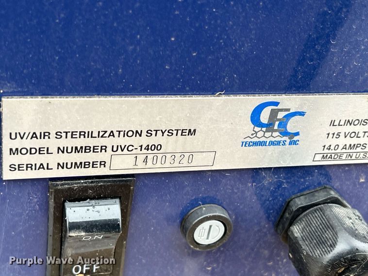 image for item DQ1022 CEC  UV/air sterilization system