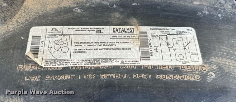 image for item DQ1470 1998 Chevrolet Express 3500  van