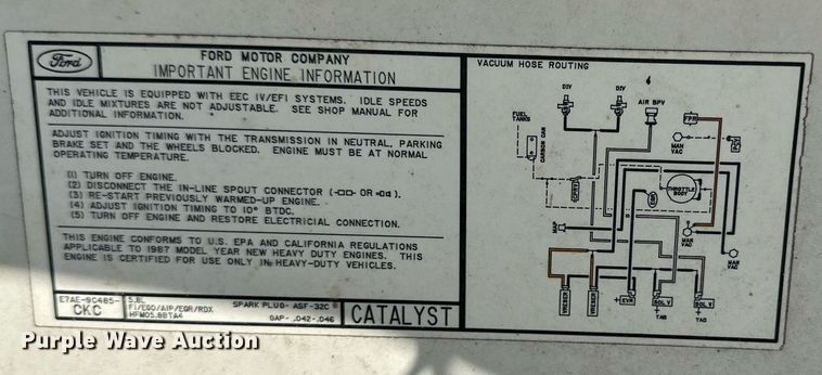 image for item DQ1471 1988 Ford Econoline  van
