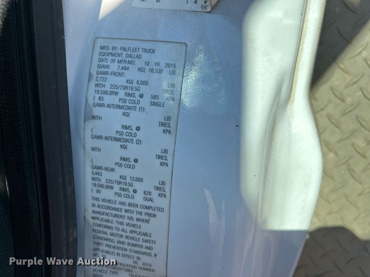 image for item DQ2233 2015 Ford F450 Super Duty  utility / service truck