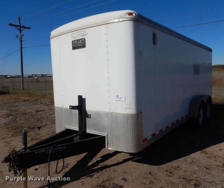 image for item DR5813 2011 Doolittle  enclosed cargo trailer