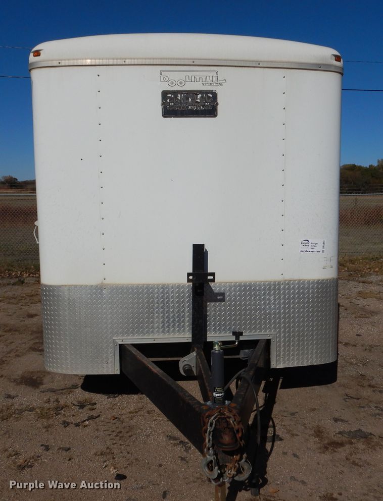 image for item DR5813 2011 Doolittle  enclosed cargo trailer