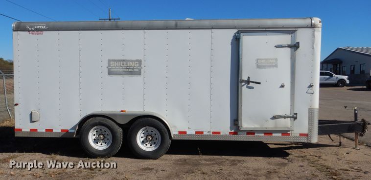 image for item DR5813 2011 Doolittle  enclosed cargo trailer