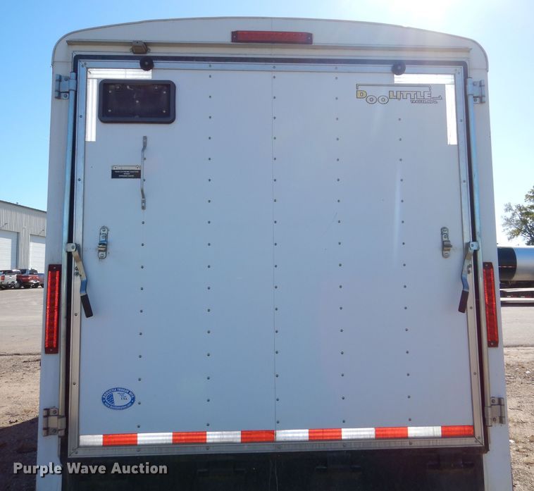 image for item DR5813 2011 Doolittle  enclosed cargo trailer
