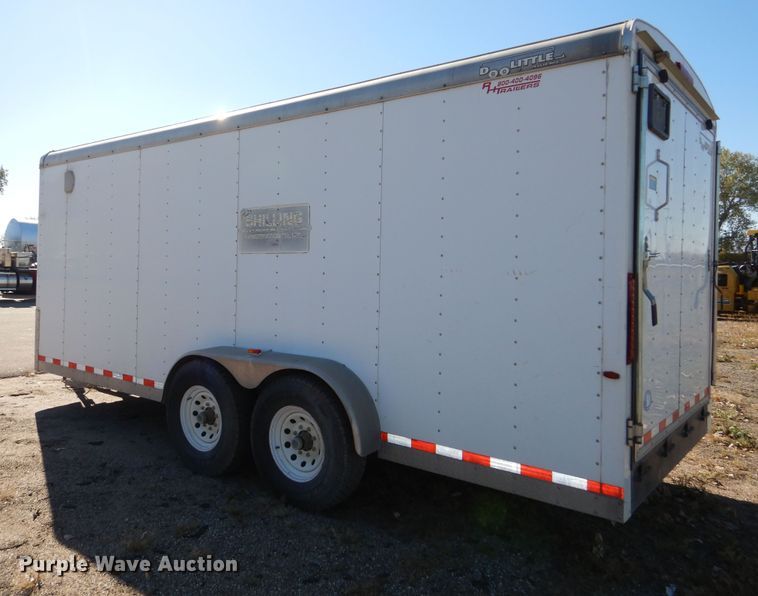 image for item DR5813 2011 Doolittle  enclosed cargo trailer
