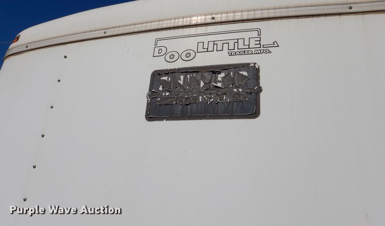 image for item DR5813 2011 Doolittle  enclosed cargo trailer