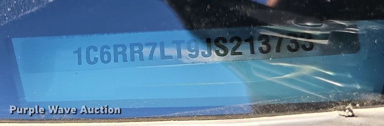 image for item DS5637 2018 Dodge Ram 1500  Crew Cab pickup truck