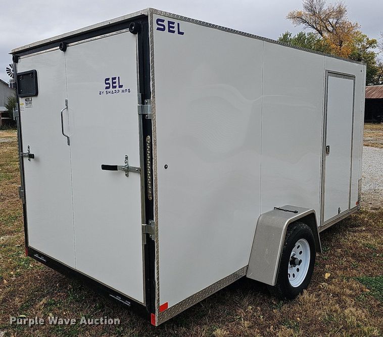image for item DS5656 2015 Sharp  enclosed cargo trailer