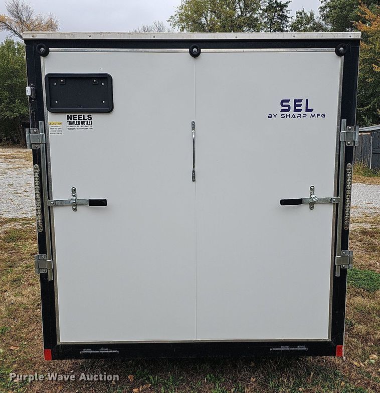 image for item DS5656 2015 Sharp  enclosed cargo trailer