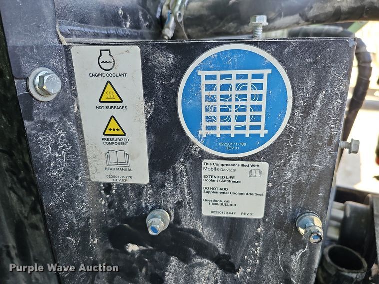 image for item DS5683 2018 Sullair 185D DPQ KU4F  air compressor