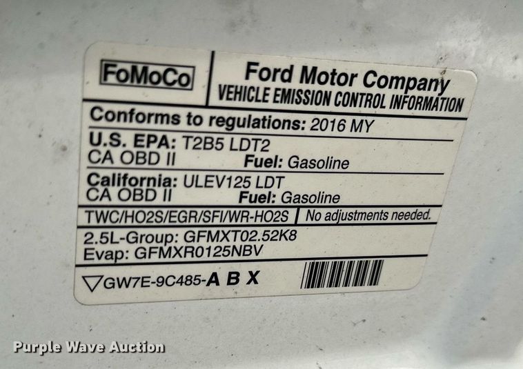 image for item DW2882 2016 Ford Transit Connect XLT  van