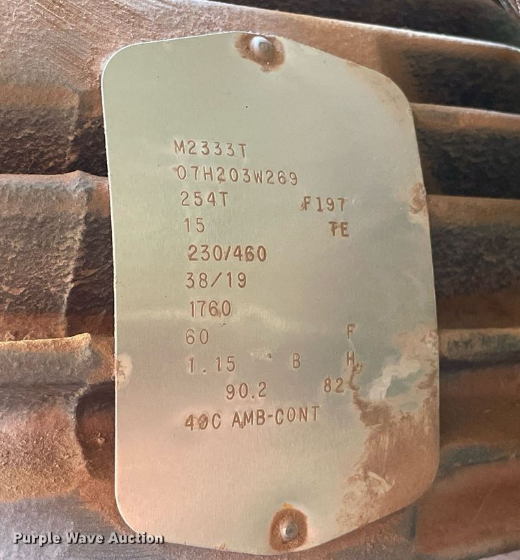 image for item GG9798 1997 Eagle Compressors BAP15RAFB  air compressor