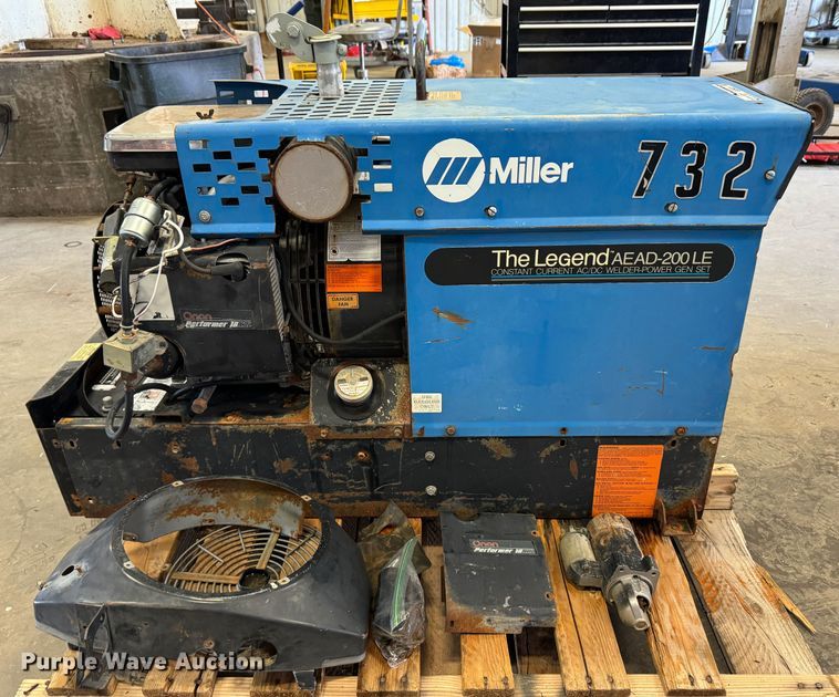 image for item GQ9221 Miller The Legend AEAD-200LE  welder/generator