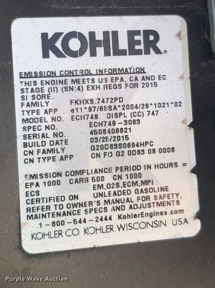 image for item KD9100 Grasshopper 727K  ZTR lawn mower