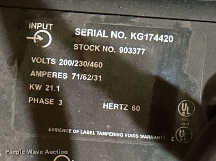 image for item KT9270 Miller Deltaweld 452  welder