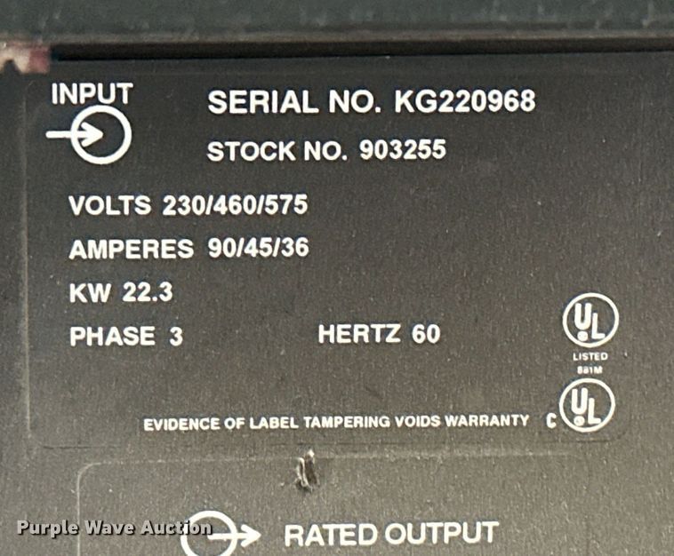 image for item KT9272 Miller Dimension 452  welder