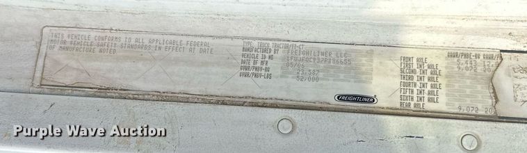 image for item KW9199 2007 Freightliner Columbia  flatbed truck