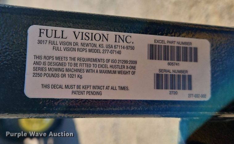 image for item LB9564 Hustler X-One  ZTR lawn mower