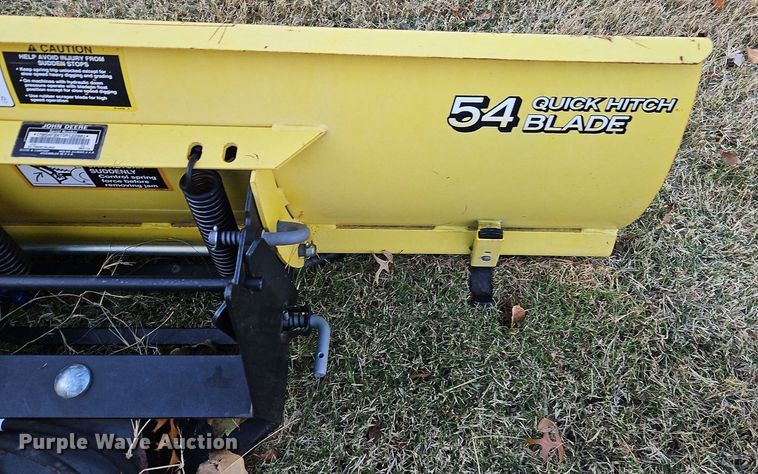 image for item LB9570 John Deere  quick hitch blade