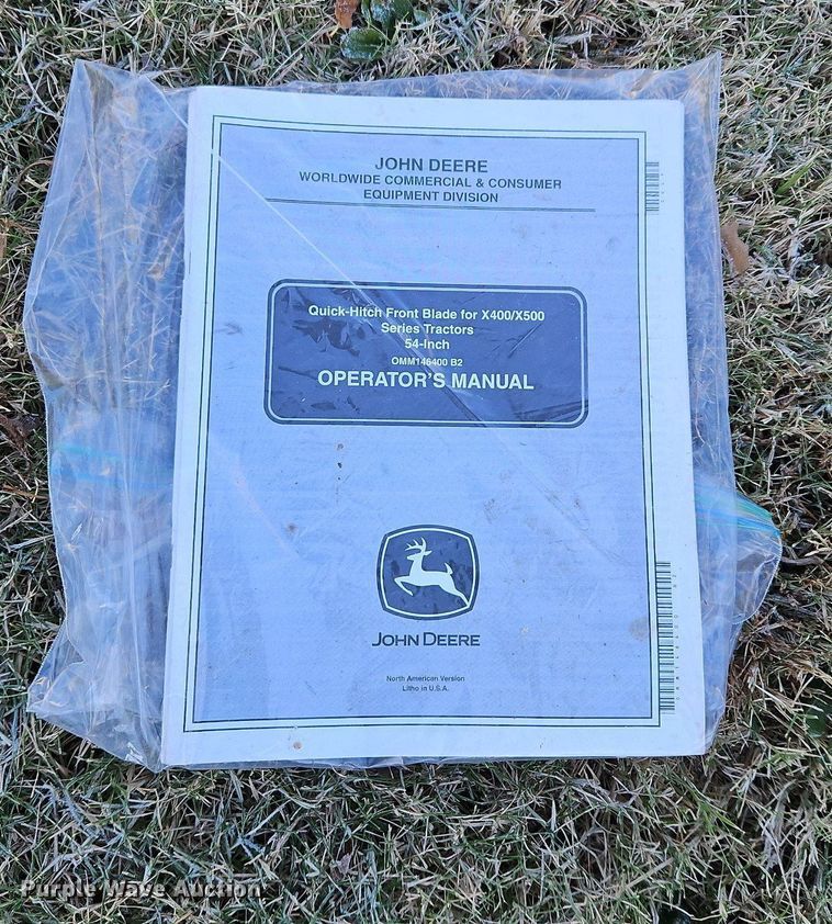 image for item LB9570 John Deere  quick hitch blade