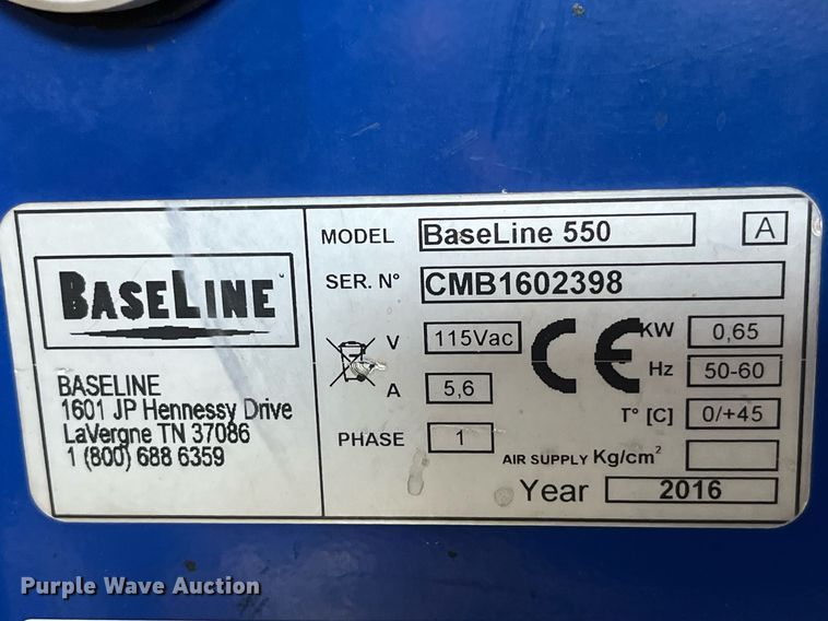 image for item LD9815 2016 BaseLine 550  tire balancer