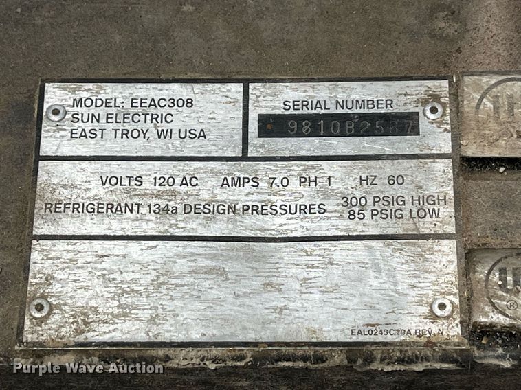 image for item LD9816 Snap-on Eco-134  refrigerant machine