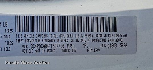 image for item LM9139 2015 Dodge Journey  SUV