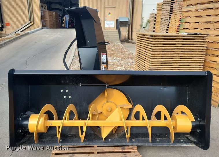 image for item LO9873 John Deere SB84H  skid steer snow blower