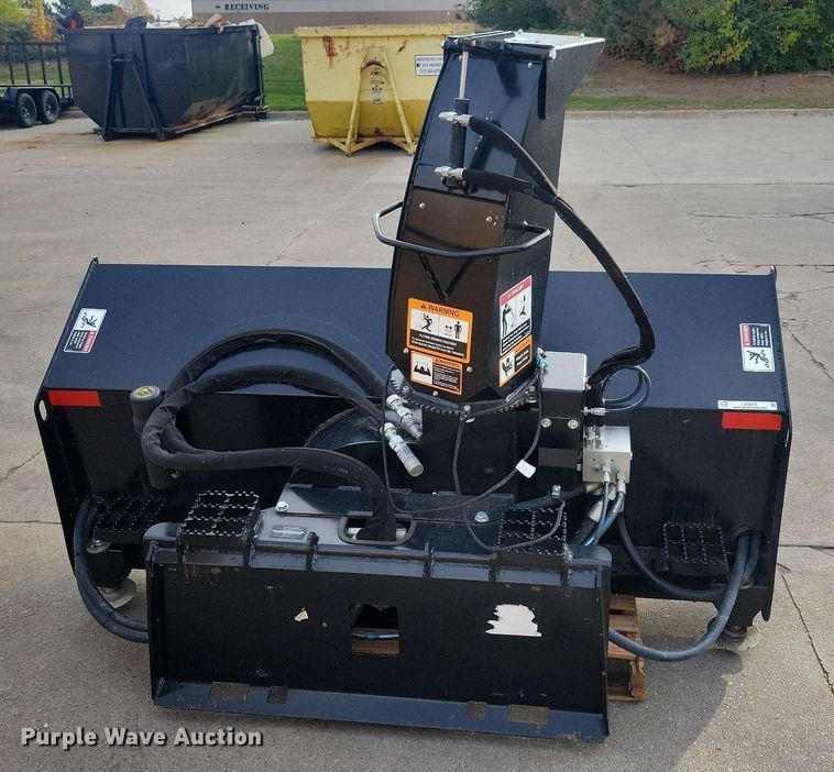 image for item LO9873 John Deere SB84H  skid steer snow blower