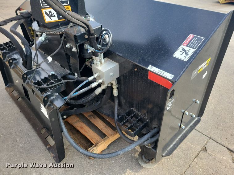 image for item LO9873 John Deere SB84H  skid steer snow blower