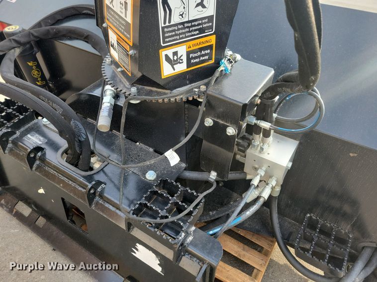 image for item LO9873 John Deere SB84H  skid steer snow blower