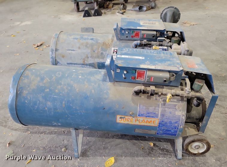 image for item LO9917 (2) Sure Flame S405 shop heaters