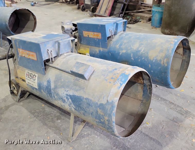 image for item LO9917 (2) Sure Flame S405 shop heaters