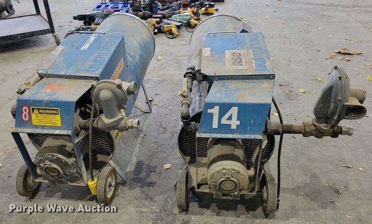 image for item LO9917 (2) Sure Flame S405 shop heaters