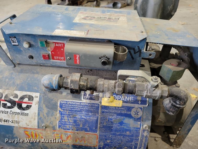 image for item LO9917 (2) Sure Flame S405 shop heaters