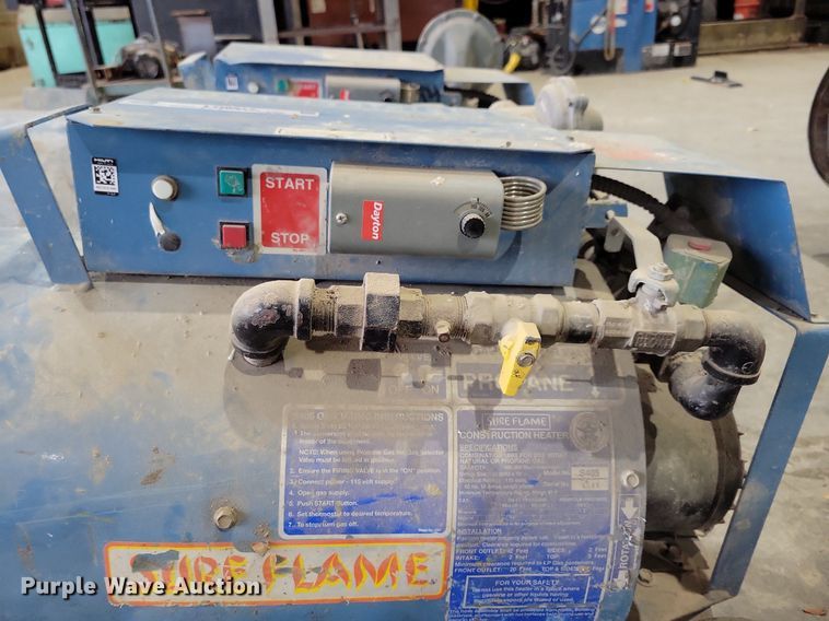 image for item LO9917 (2) Sure Flame S405 shop heaters