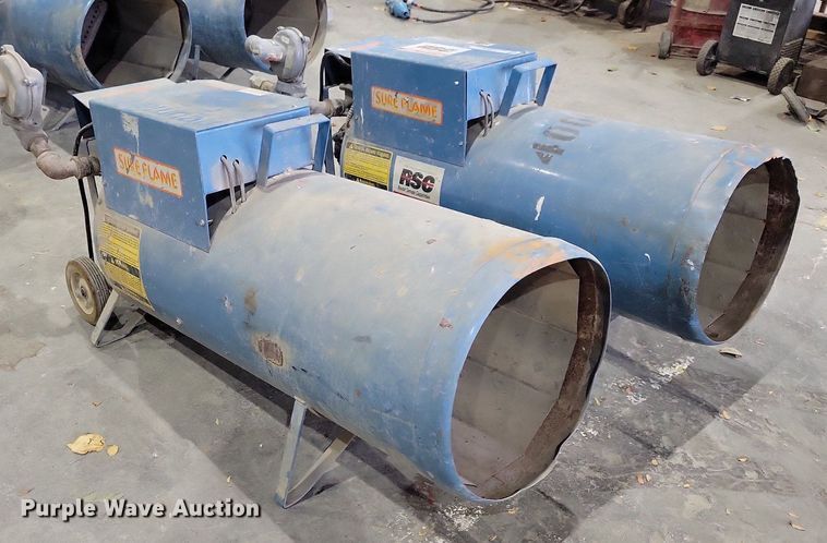 image for item LO9918 (2) Sure Flame S405 shop heaters