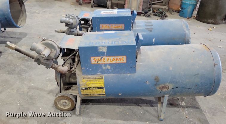 image for item LO9918 (2) Sure Flame S405 shop heaters
