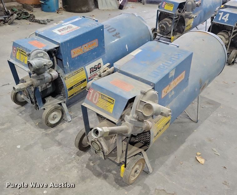 image for item LO9918 (2) Sure Flame S405 shop heaters
