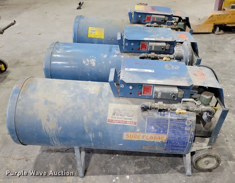 image for item LO9919 (3) Sure Flame S405 shop heaters