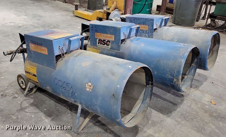 image for item LO9919 (3) Sure Flame S405 shop heaters