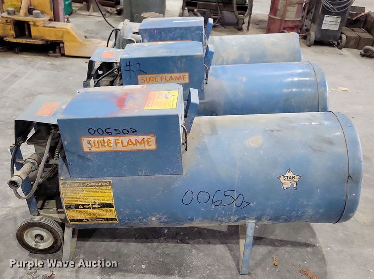 image for item LO9919 (3) Sure Flame S405 shop heaters