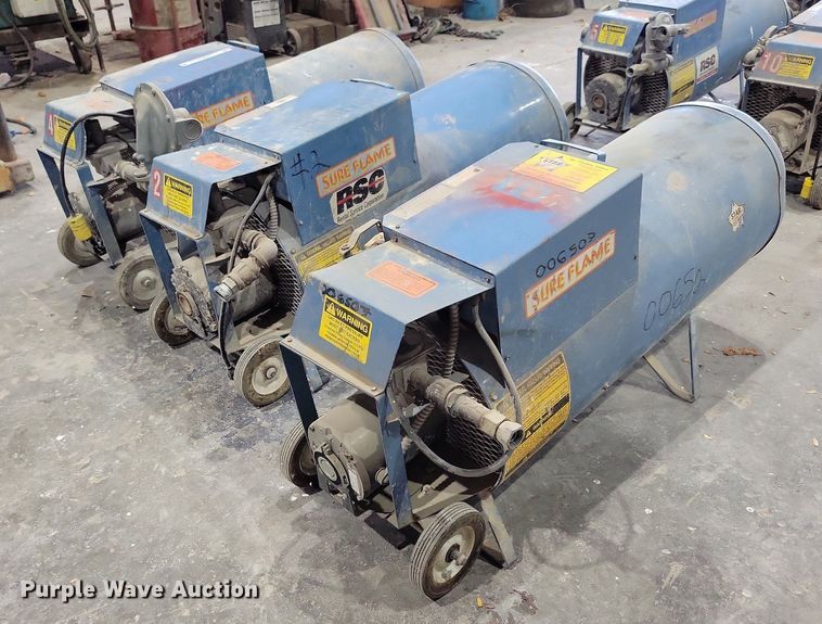 image for item LO9919 (3) Sure Flame S405 shop heaters