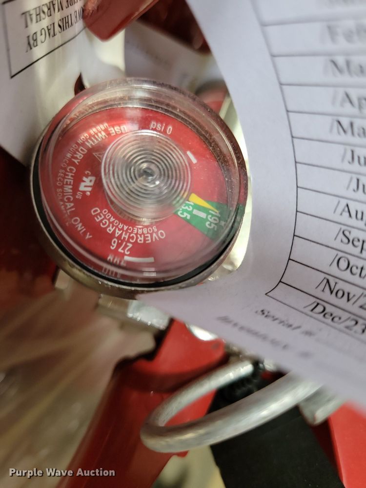 image for item LO9922 (38) Sentry dry chemical fire extinguishers