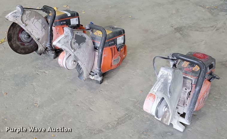 image for item LO9924 (3) 14" Husqvarna concrete saws