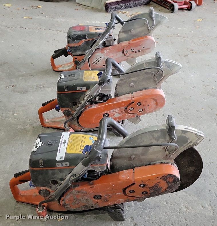 image for item LO9924 (3) 14" Husqvarna concrete saws