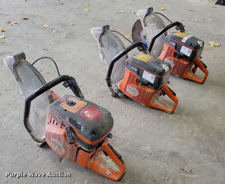 image for item LO9924 (3) 14" Husqvarna concrete saws