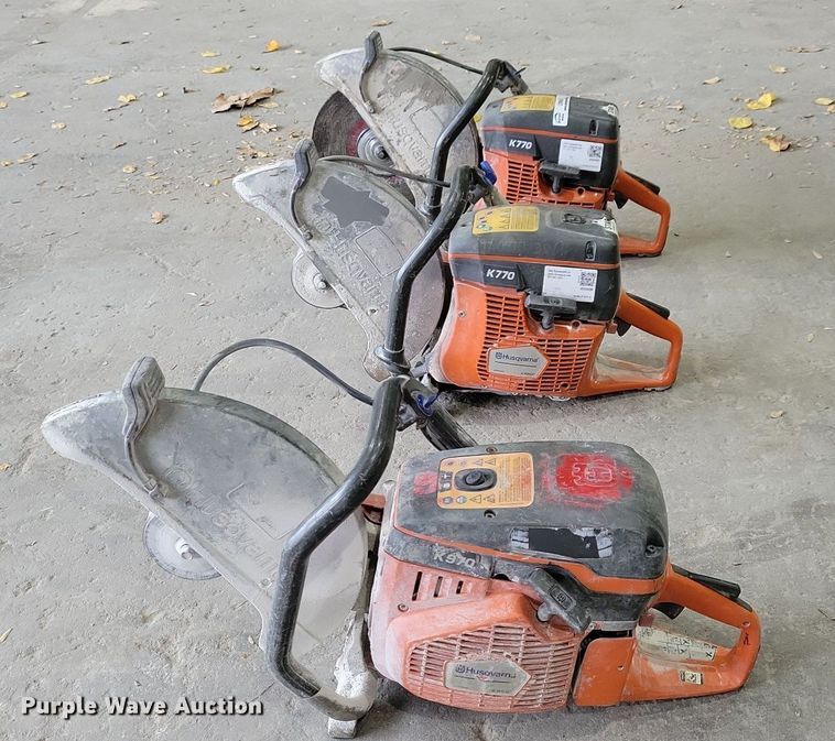 image for item LO9924 (3) 14" Husqvarna concrete saws