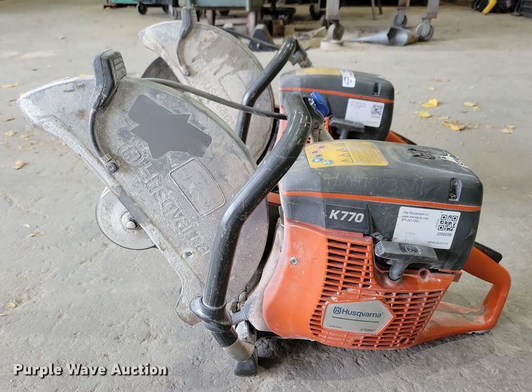 image for item LO9924 (3) 14" Husqvarna concrete saws