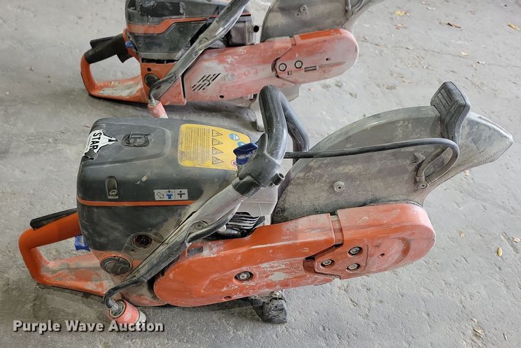 image for item LO9924 (3) 14" Husqvarna concrete saws